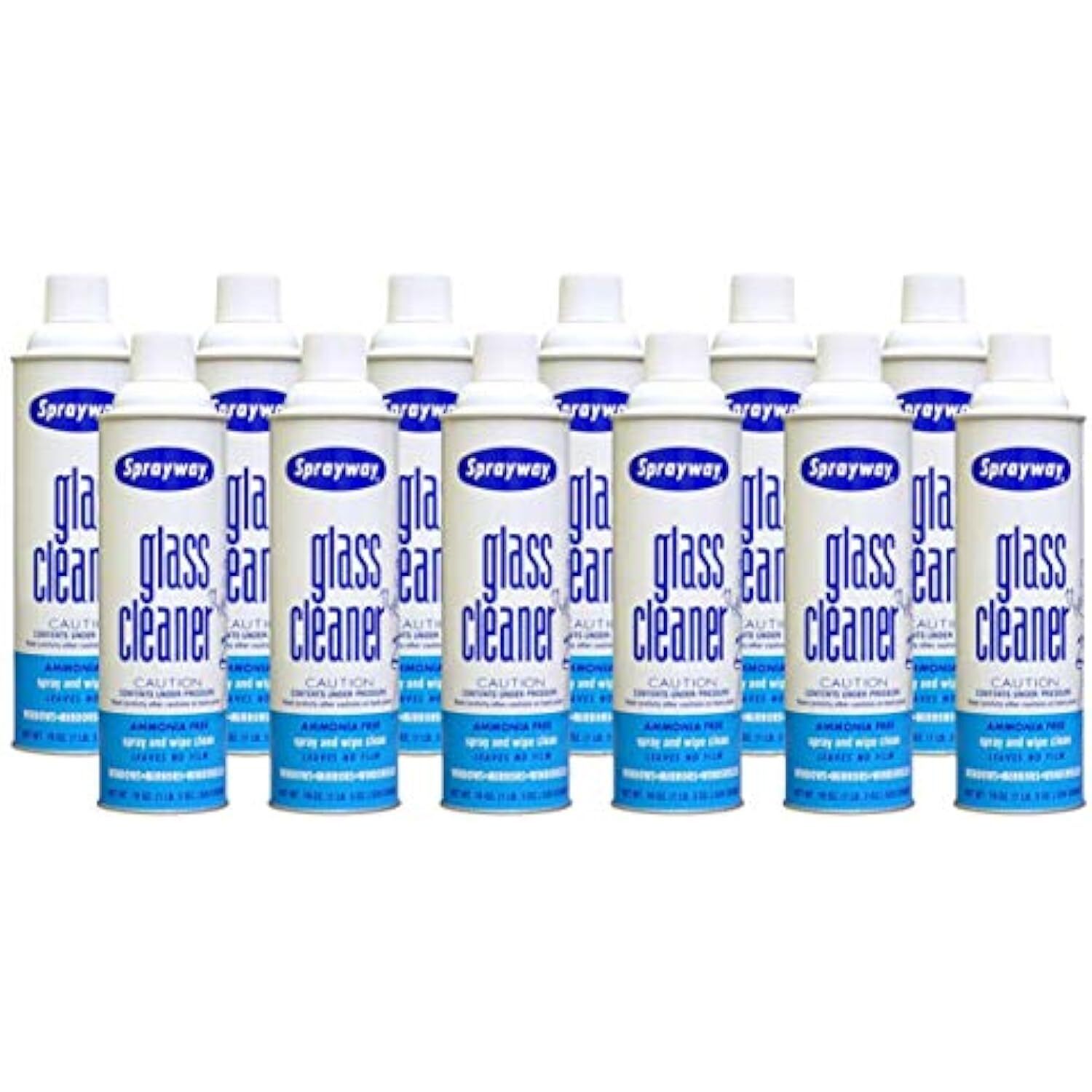 Sprayway Glass Cleaner with Foaming Spray for a Streak-Free Shine for Home and
