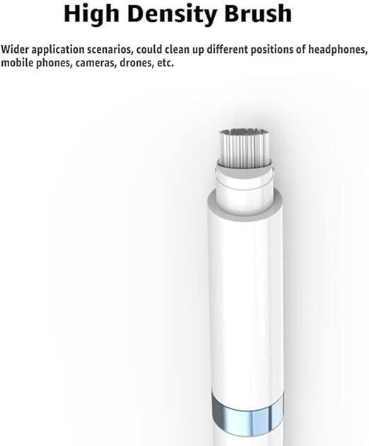 Kit limpiador 4 en 1 para Airpods equipado con una esponja flocada, 2 cepillos