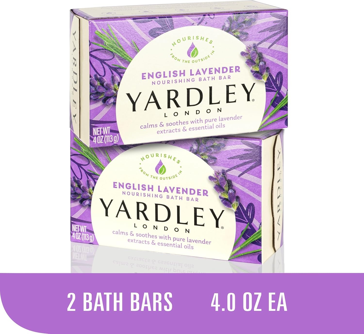 Bar Soap, English Lavender, 2 Count