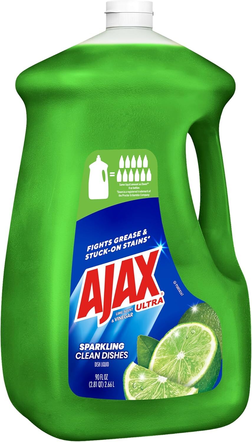 Ultra Dish Soap 90oz Vinegar and Lime Scent Sparkling Clean