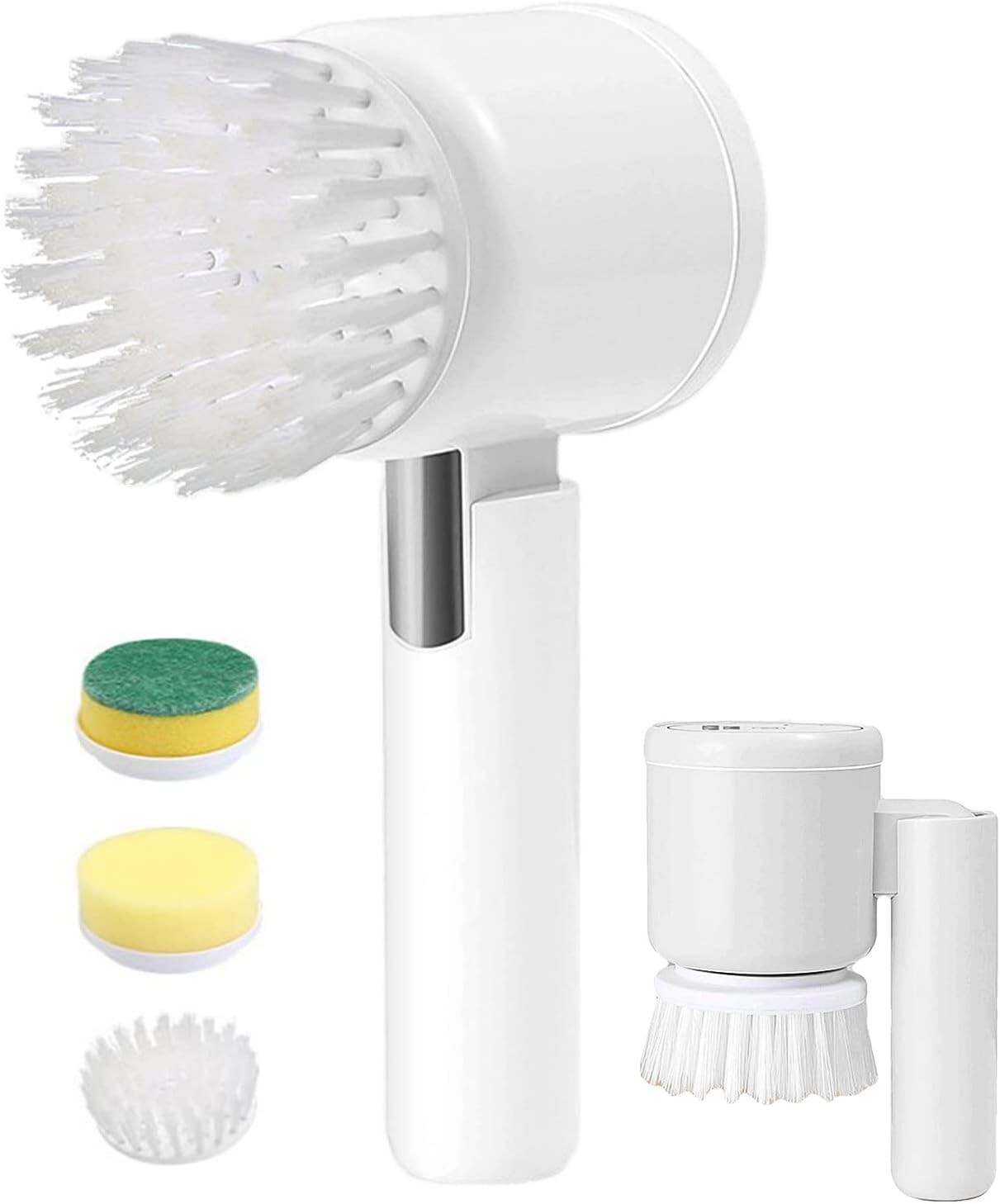 Handheld Wireless Electric Spin Household Cleaning Brush Rechargeable Foldable