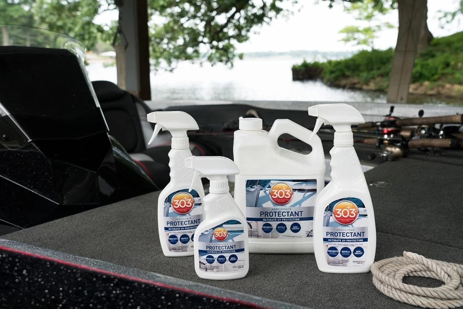 2 PACK 303 Aerospace Protectant 10 OZ Spray VINYL RUBBER PLASTIC LEATHER BOAT