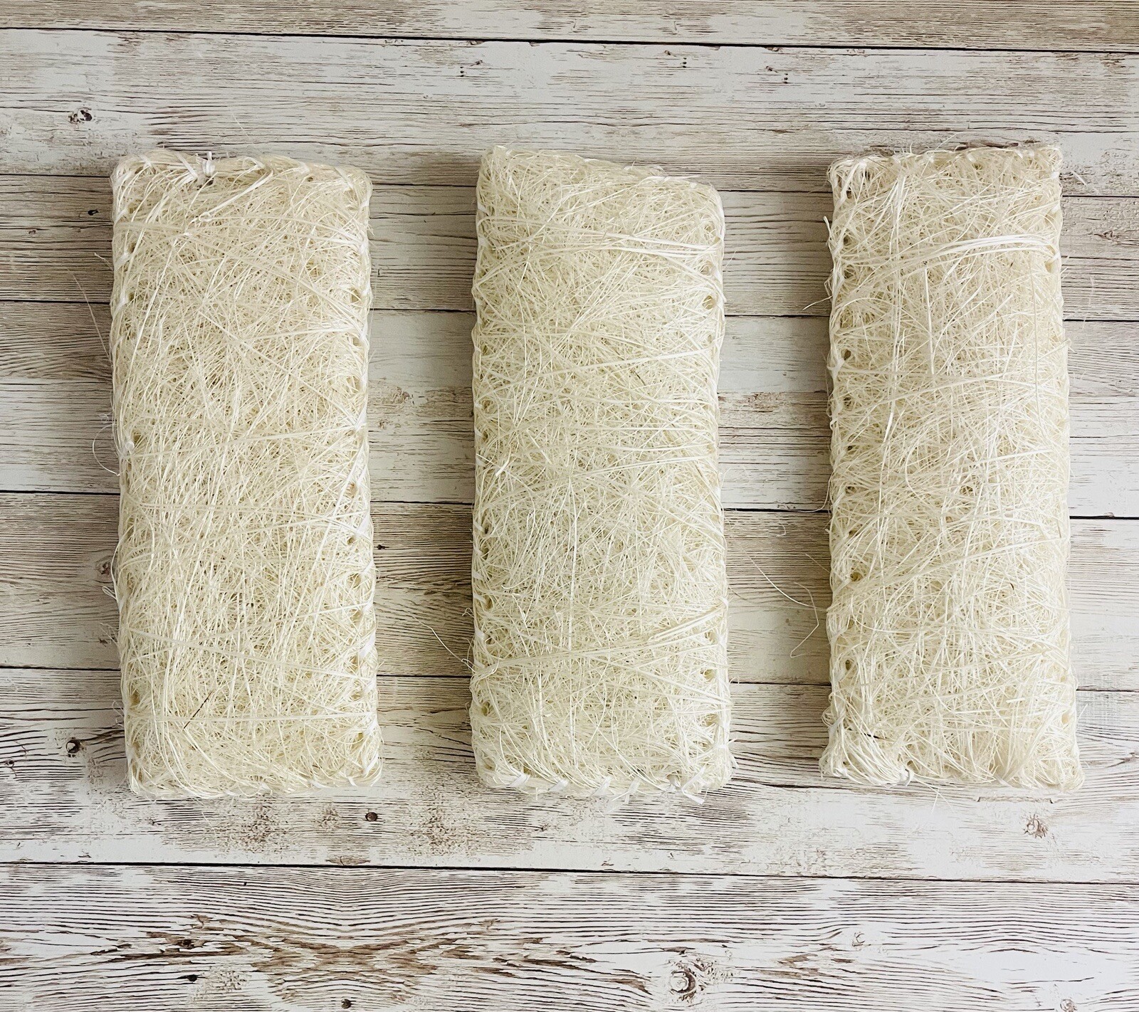 Lot 12x Estropajo De Ixtle Mexicano Ixtle Scourer Body Scrub 100% Natural Fibers