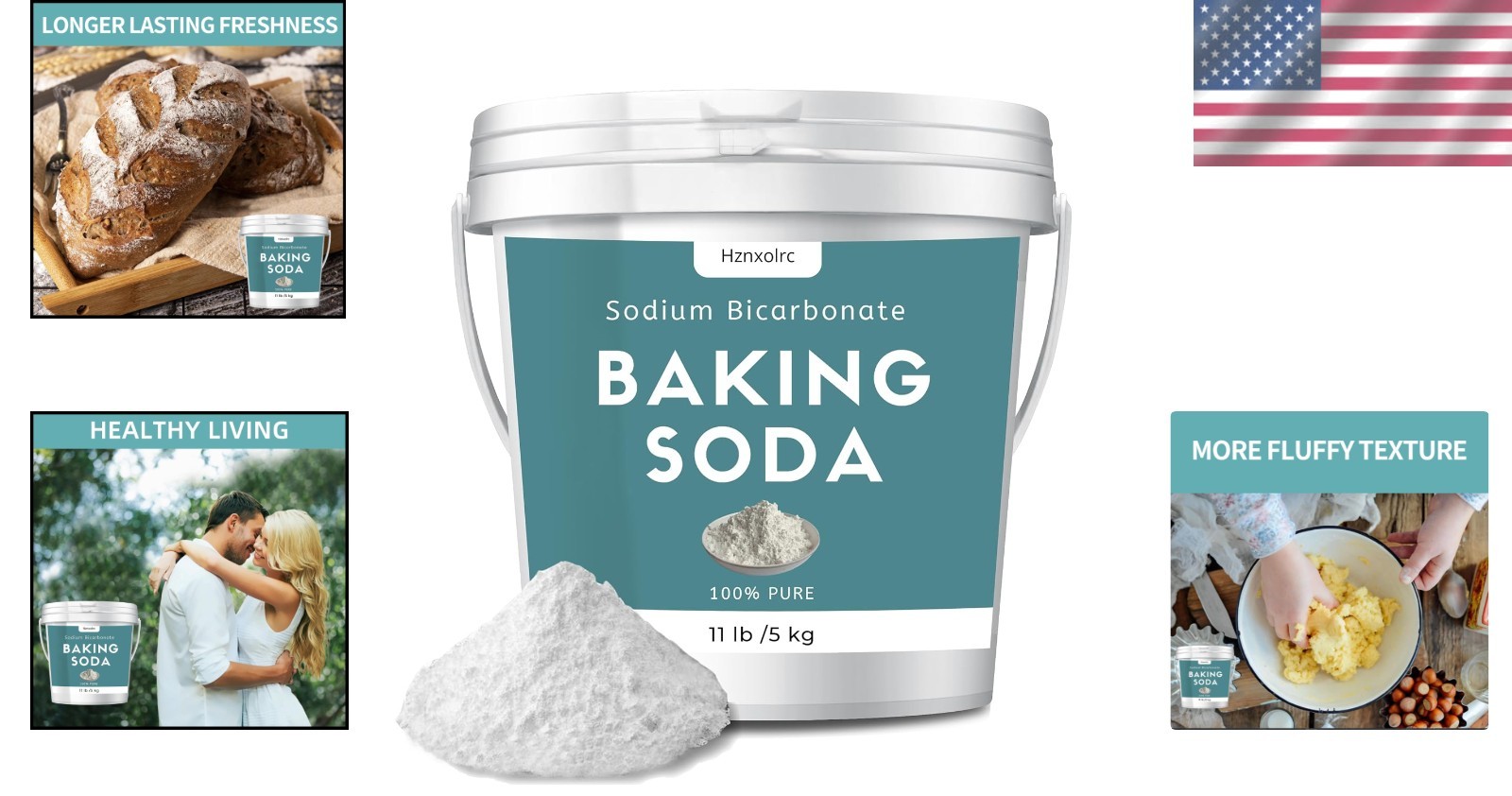 11lb Baking Soda Powder Bulk