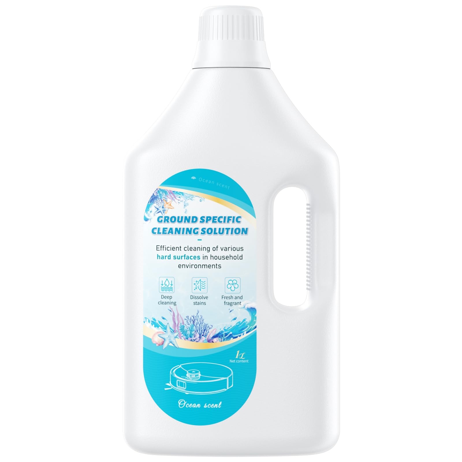 2.5L Fresh Ocean Floor Cleaning Solution suitable with Robot Vacuum