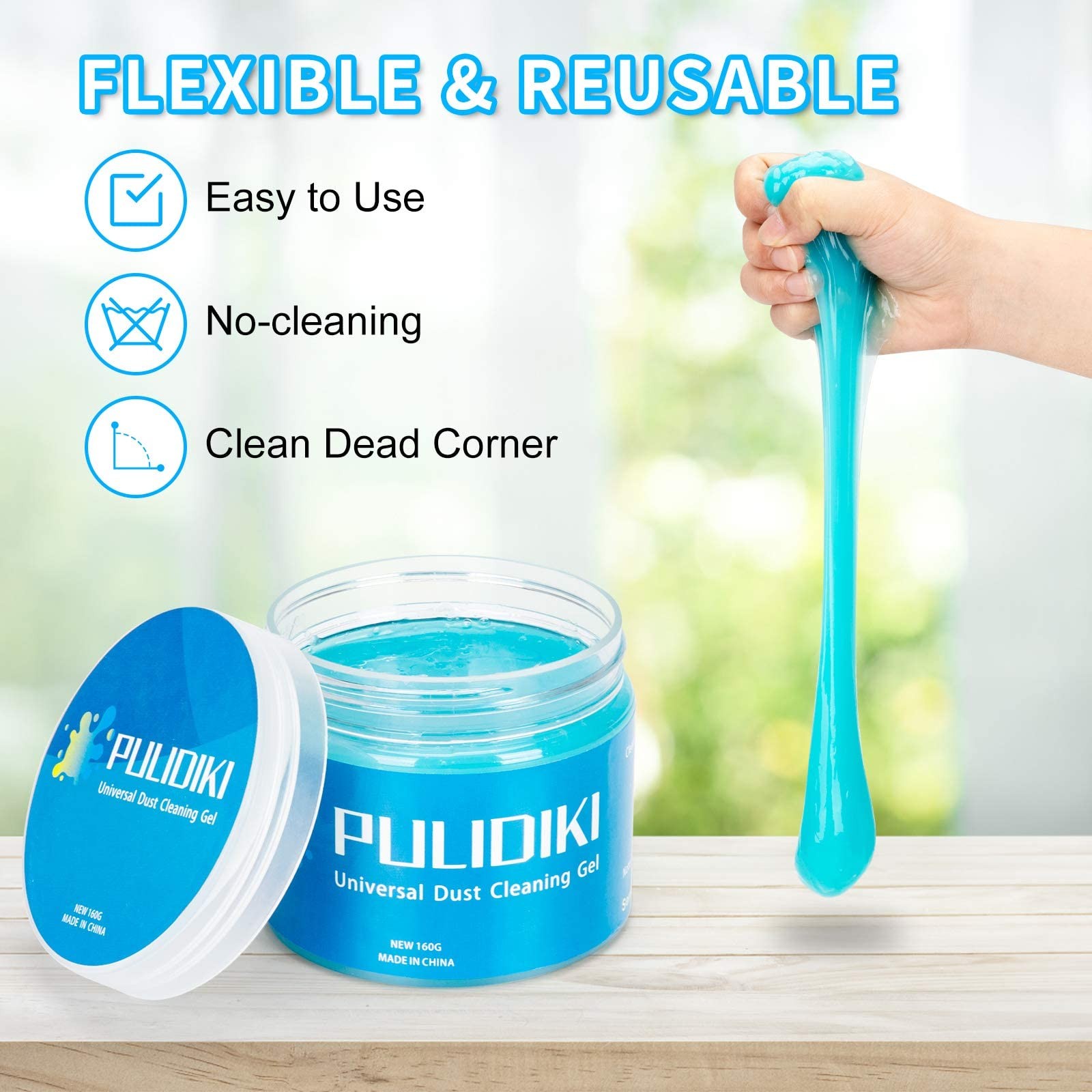 Pulidiki Car Cleaning Gel Clean Putty Car Interior Cleaner Slime Auto Detail