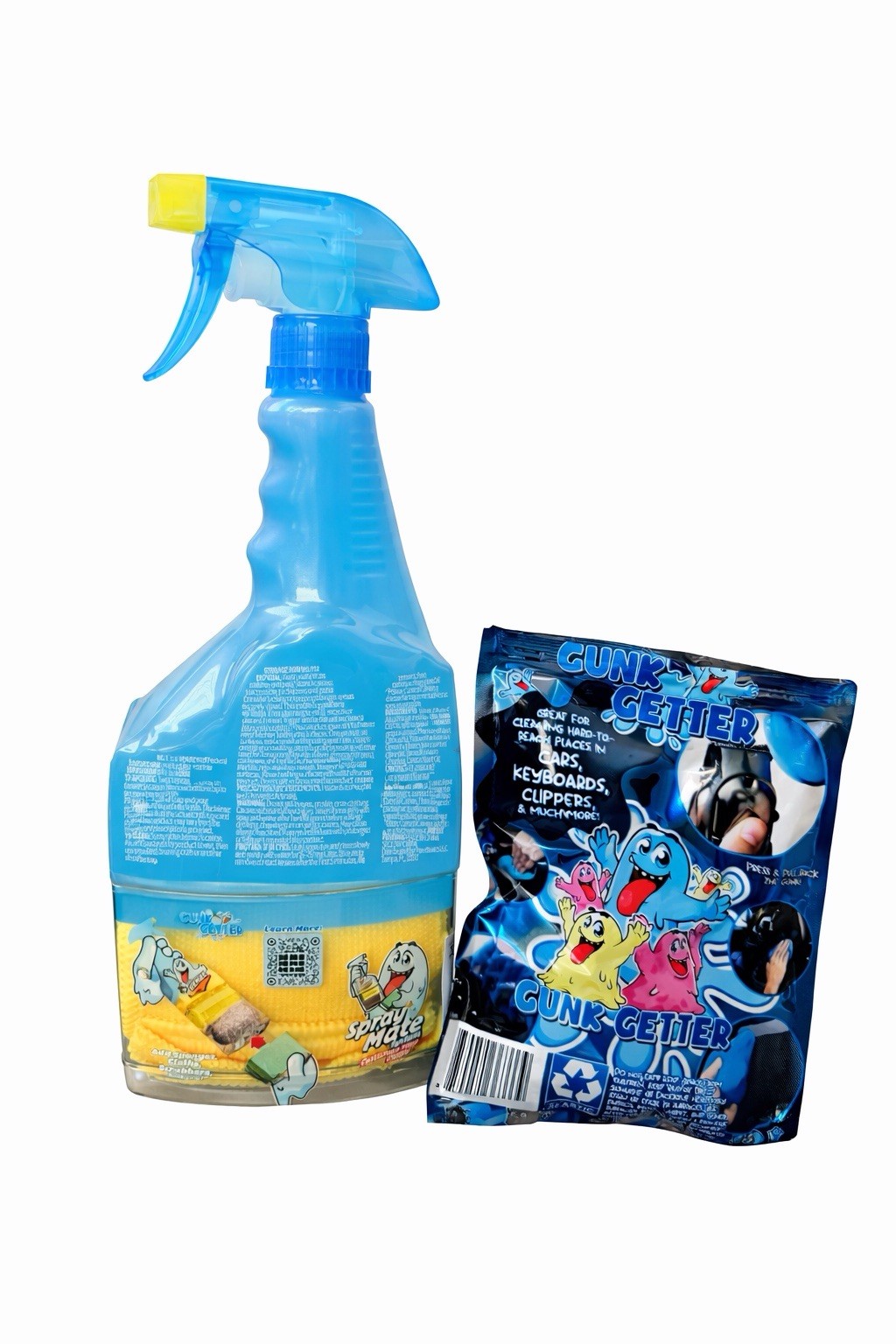 Gunk Getter All-Purpose Cleaner Spray Lemon Scent with Cloth Included.