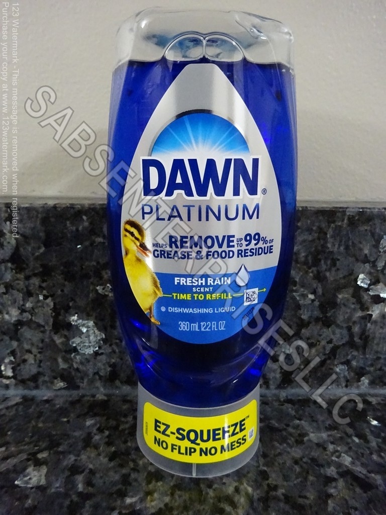 8 Dawn Ultra Platinum Fresh Rain EZ-SQUEEZE Dishwashing Liquid Dish Soap 12.2 oz