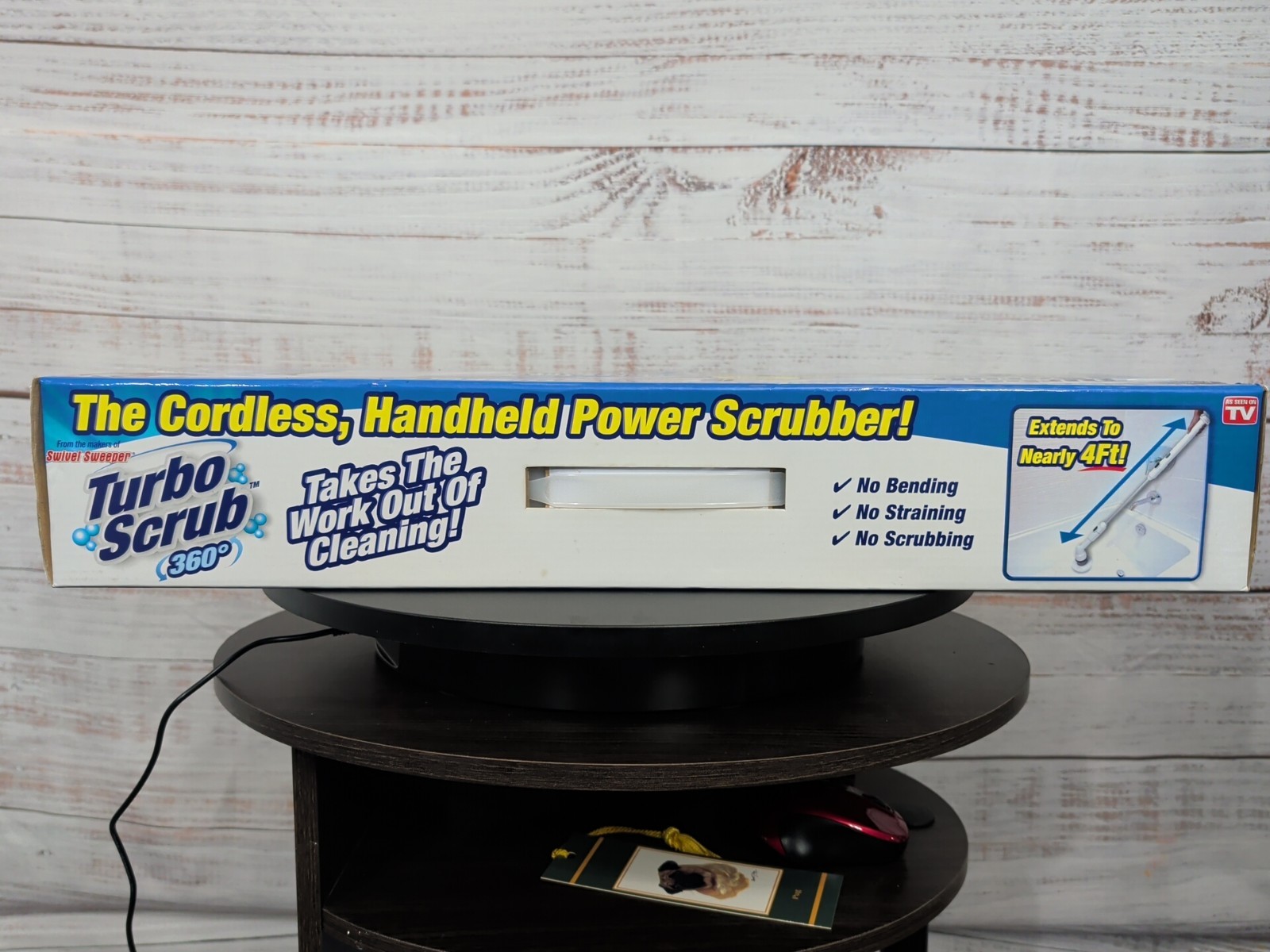 Turbo Scrub 360 Cordless Scrubber for Floor and Tile – Perfect Gift