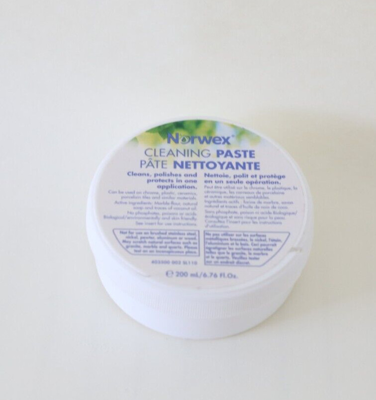 New Norwex Cleaning Paste Cracked Lid Dirt & Stains Removal 6.76 oz Large