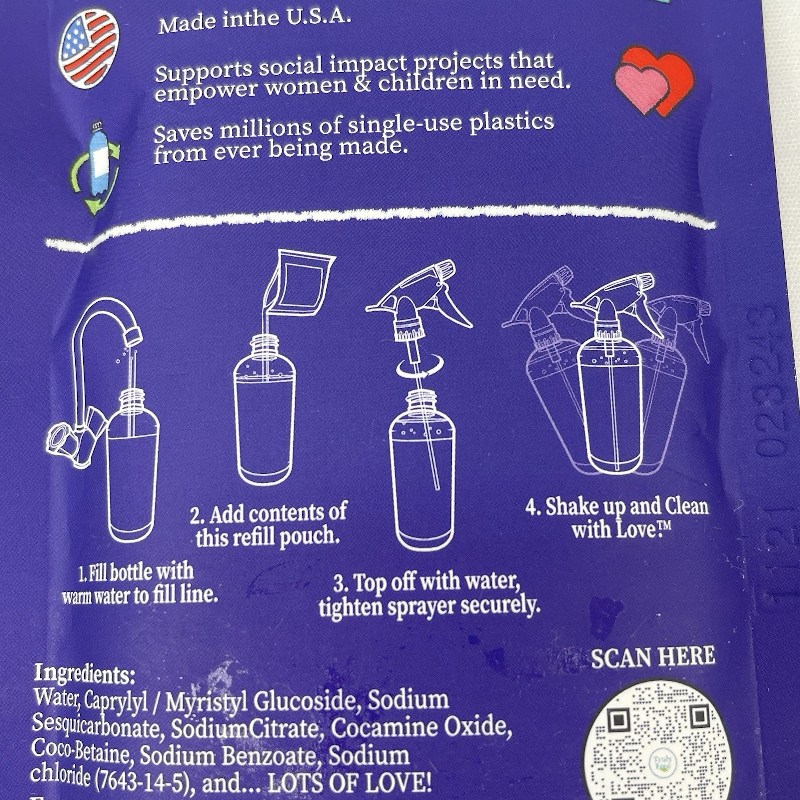 Truly Free Non-Toxic Heavy Duty Degreaser Refill 3 oz Two Packs New
