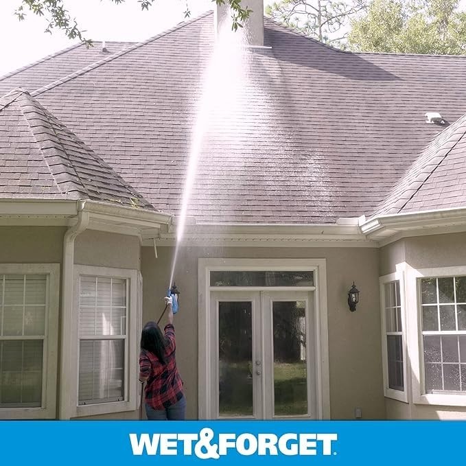 Wet & Forget Outdoor Stain Remover Multi-Surface Cleaner 48 oz Hose End