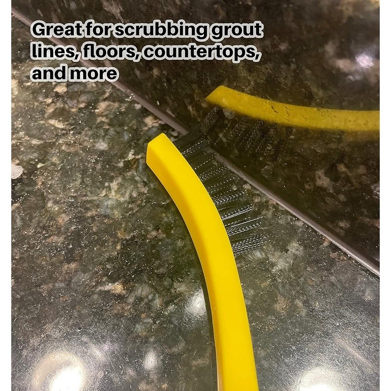 Durable Grout Cleaning Brush Tile Scrubbing Easy Access Professional Use