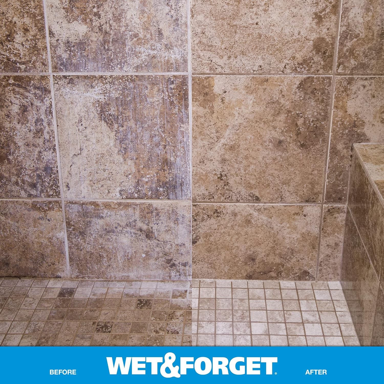 Wet Forget Shower Cleaner Spray 64 Fl Oz Fresh Scent Multi Surface Weekly No