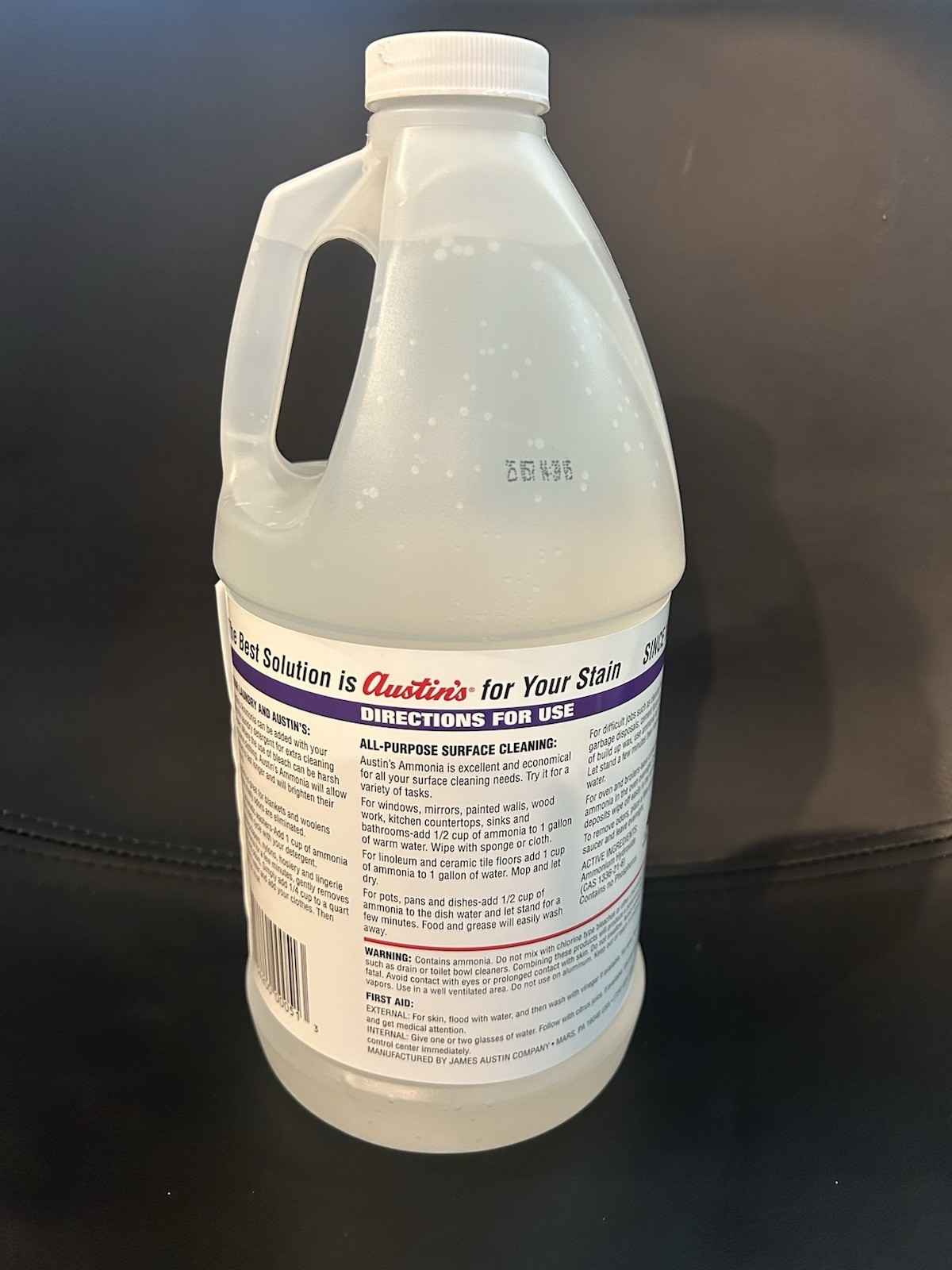 Austin’s 00051 Clear Ammonia Multipurpose Cleaner – 64 Ounce