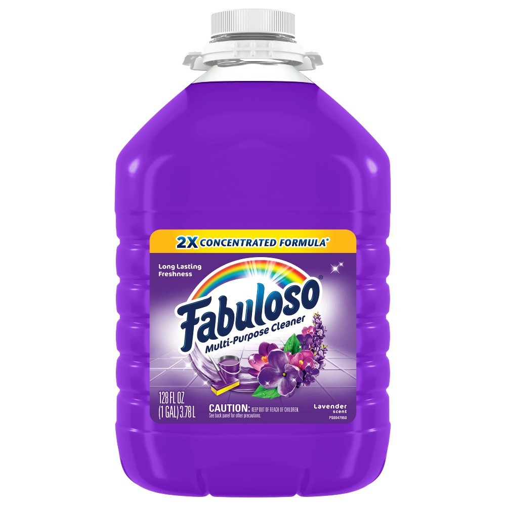 Fabuloso Multi Surface All Purpose Floor Cleaner, Lavender Scent, 128 fl oz