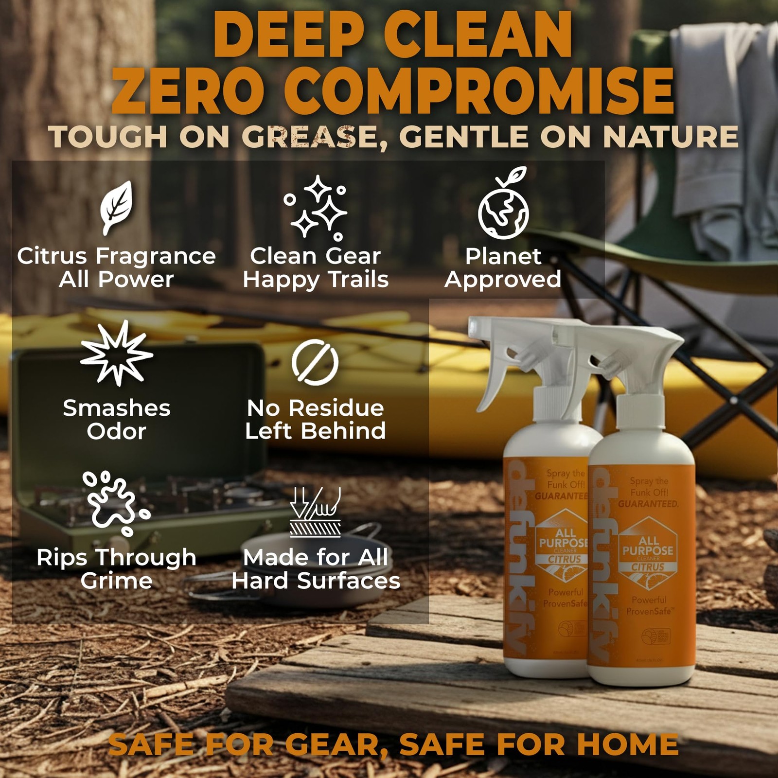 All Purpose Cleaner Spray, 32oz. ‘Citrus’ Essential Oil Multipurpose Cleaner …