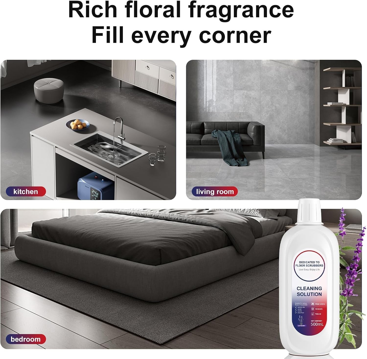 Multi-Purpose Floor Cleaning Solution – Effective, Residue-Free for Tineco Users