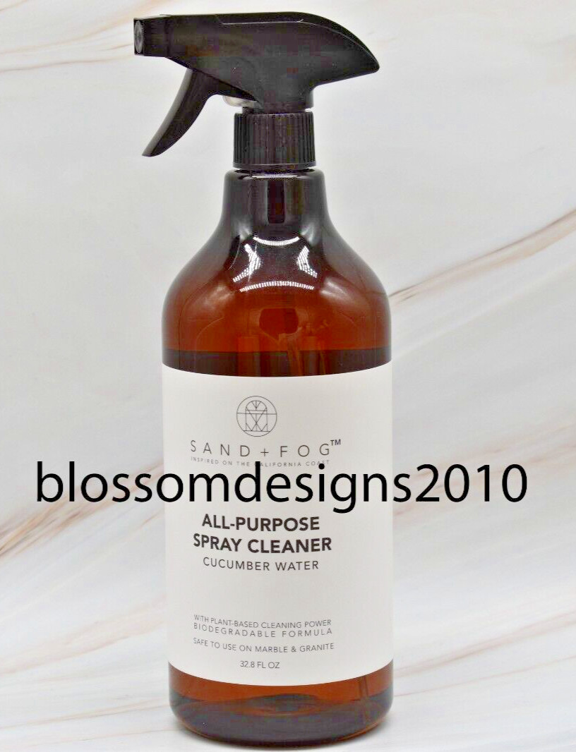 SAND + FOG All Purpose Spray Cleaner Cucumber Water Safe to Use on Granite