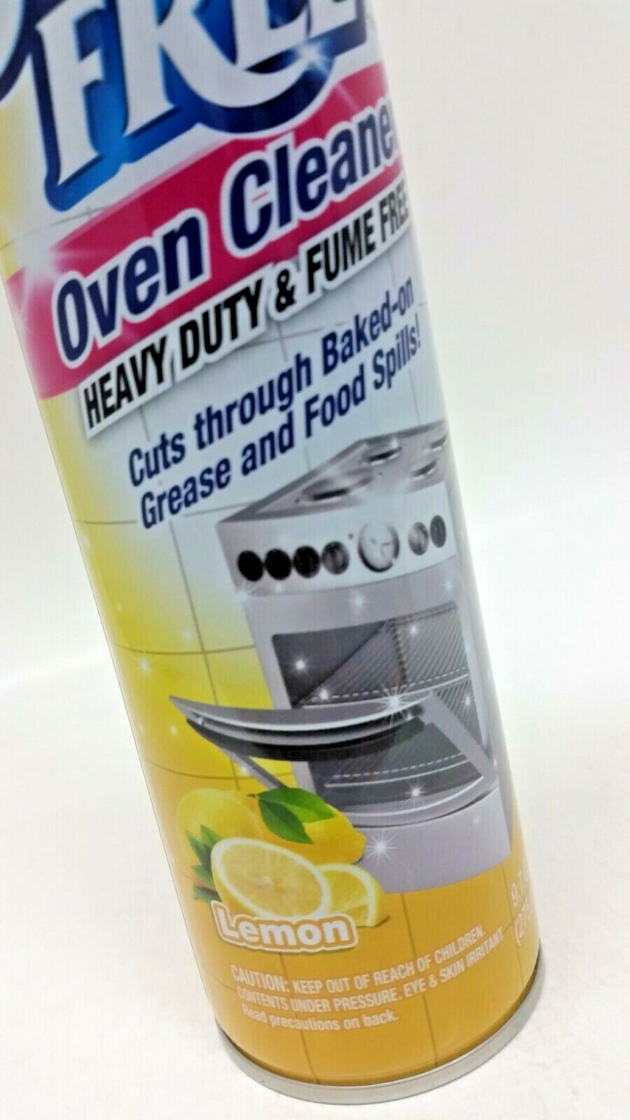3 X Scrub Free Oven Cleaner Heavy Duty & Fume Free Cuts Through Baked On 9.7 oz