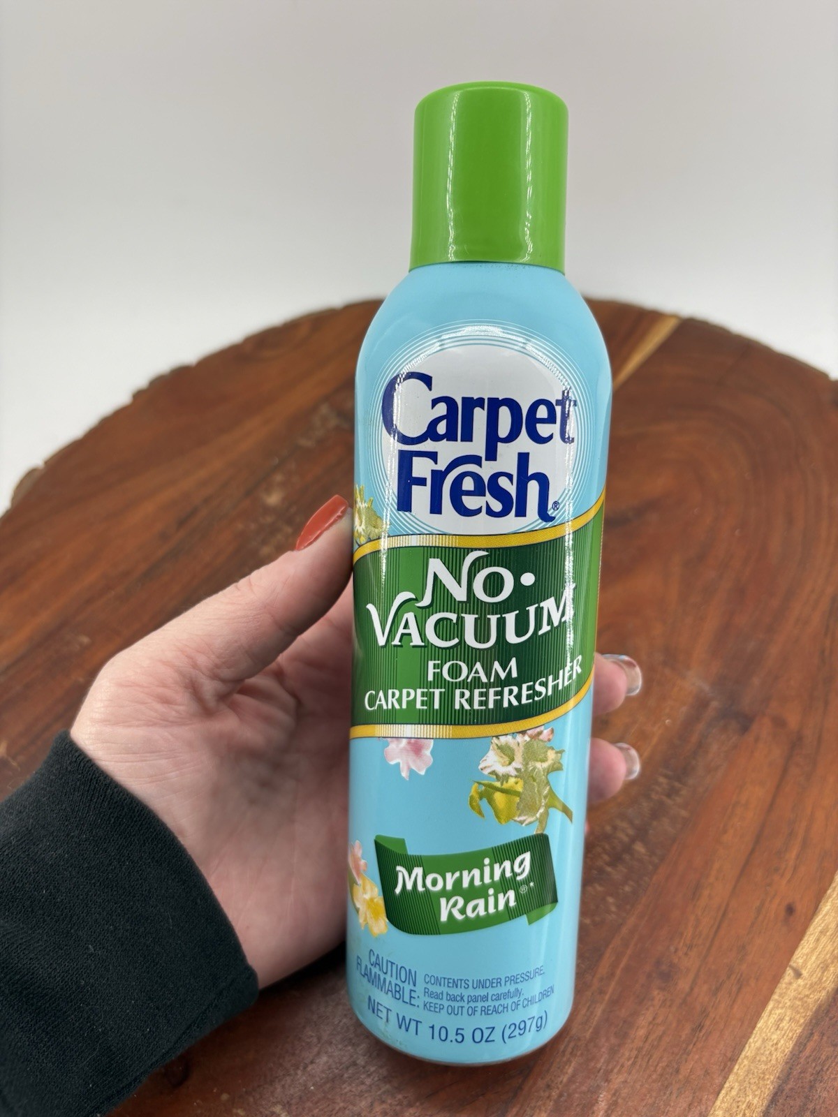 Vintage 1999 Carpet Fresh No Vacuum Foam Carpet Refresher Morning Rain 10.5 oz