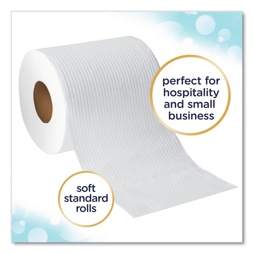 Cottonelle 12456PK 1-Ply Septic Safe Bathroom Tissue – White (12/PK) New