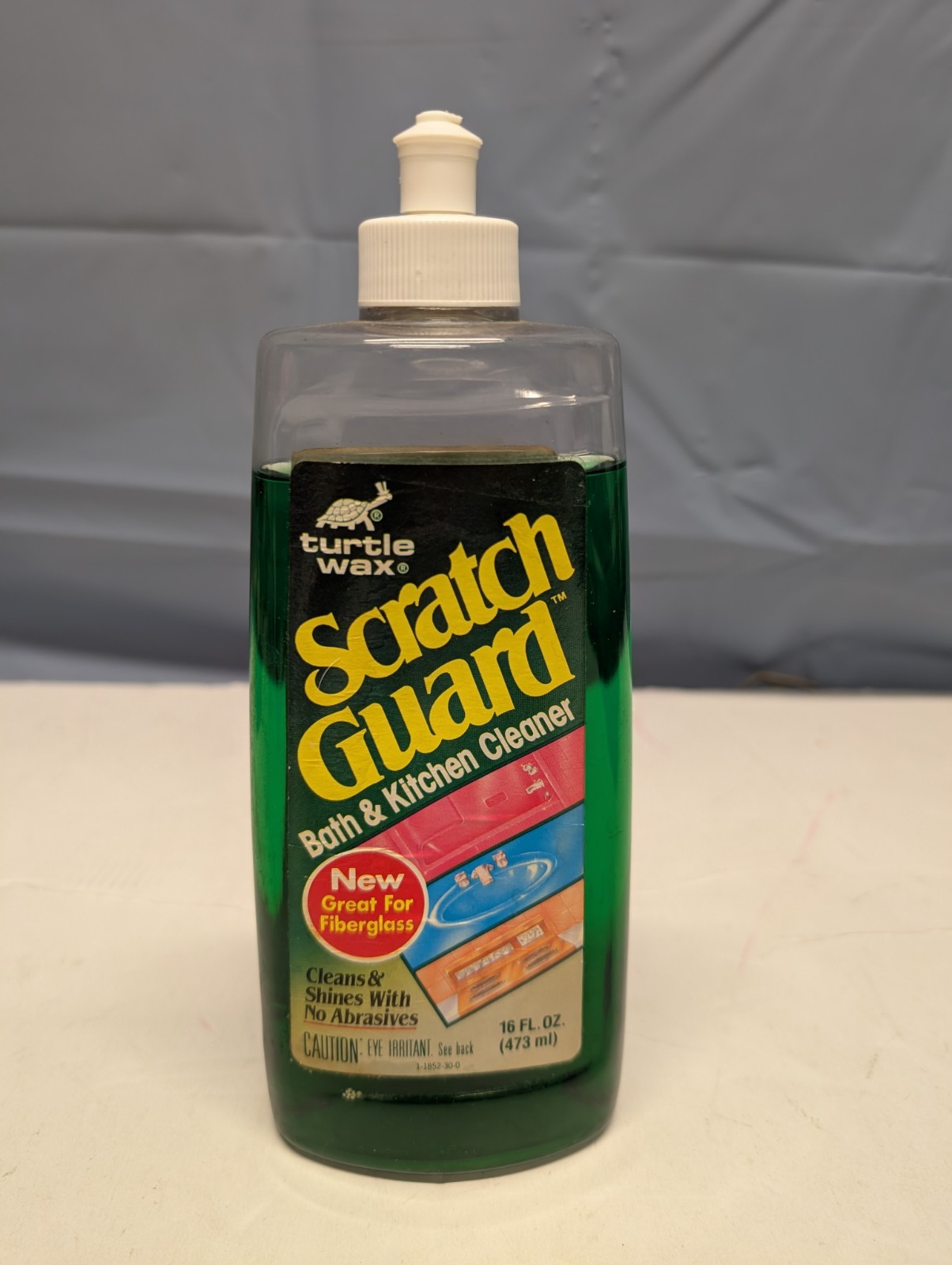 Turtle Wax Scratch Guard Non-Abrasive Bath & Kitchen Cleaner 1987 Full New Old