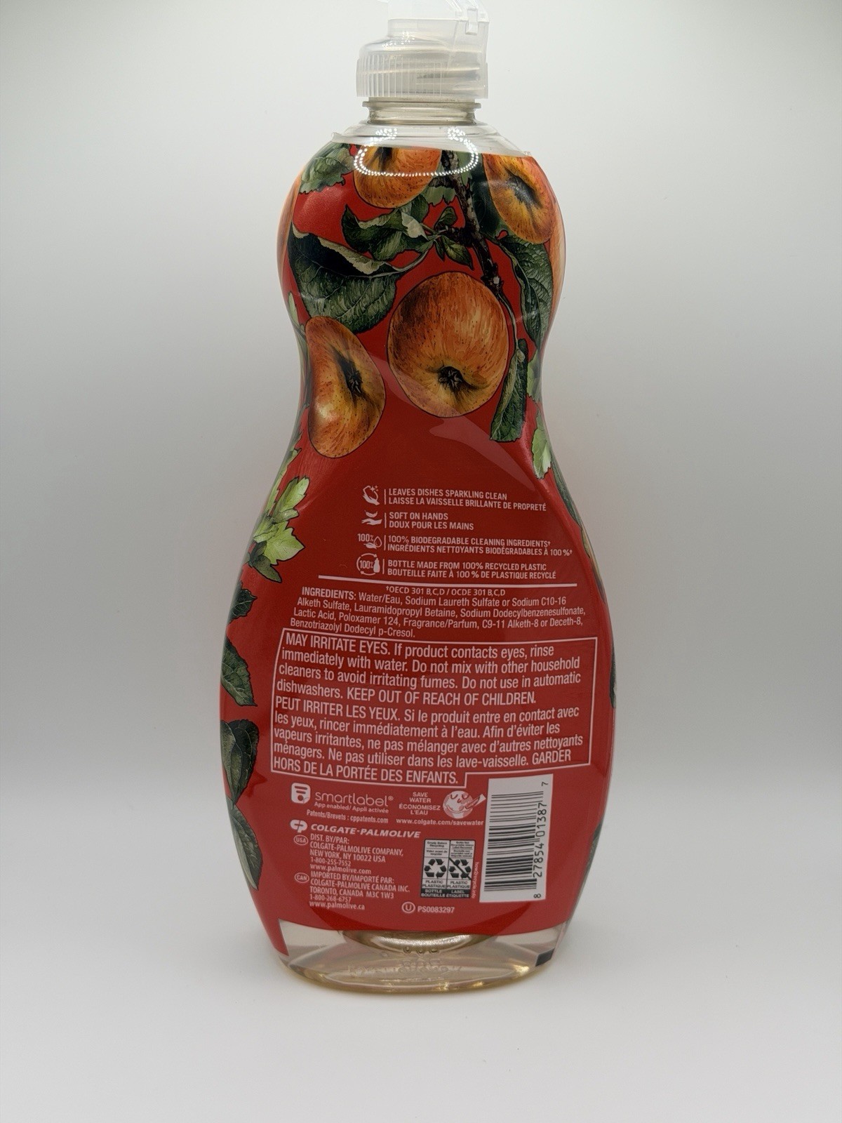 Palmolive Ultra Strength Liquid Lot Of 2. Apple Orchard /Peach 20 fl oz Each