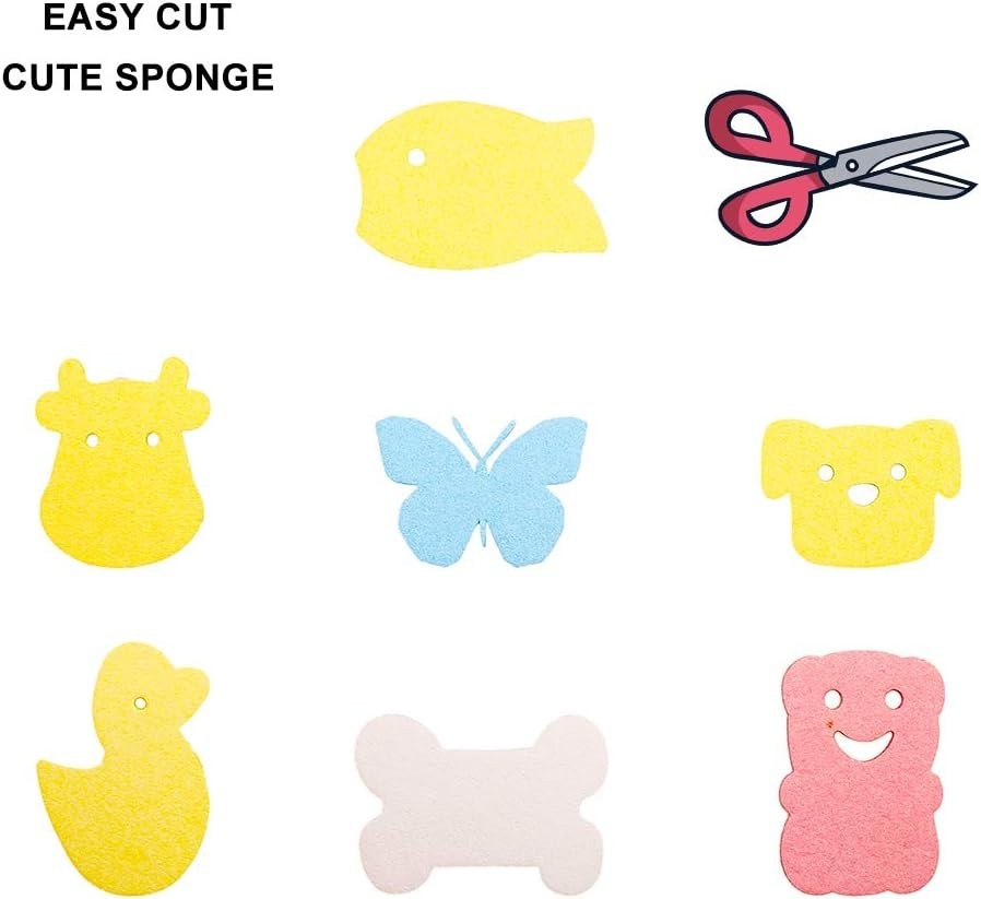 Long-Lasting Non-Scratch Kitchen Sponges – 36 Pack