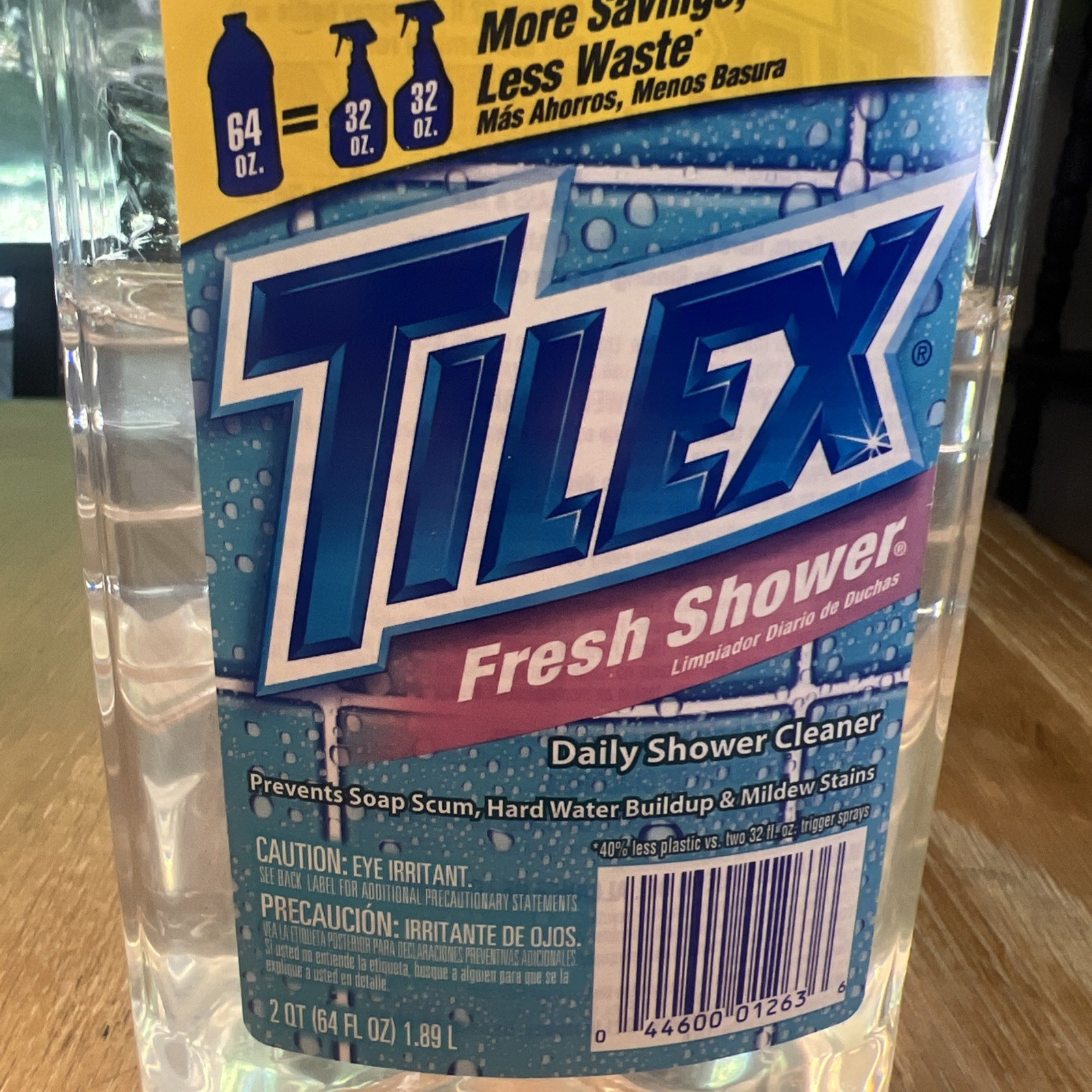 Tilex Daily Shower Cleaner Fresh Shower 64 Oz Bottle Refill 60% Full Old Stock