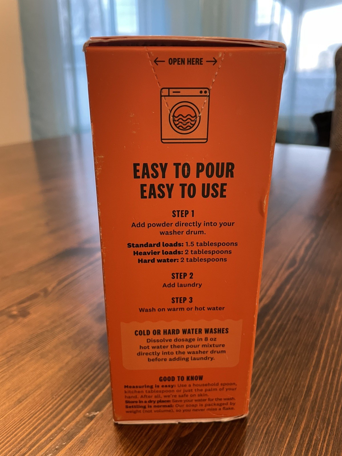 Ingredients Matter Plastic Free Laundry Powder Amber + Sandalwood Scented 30 oz