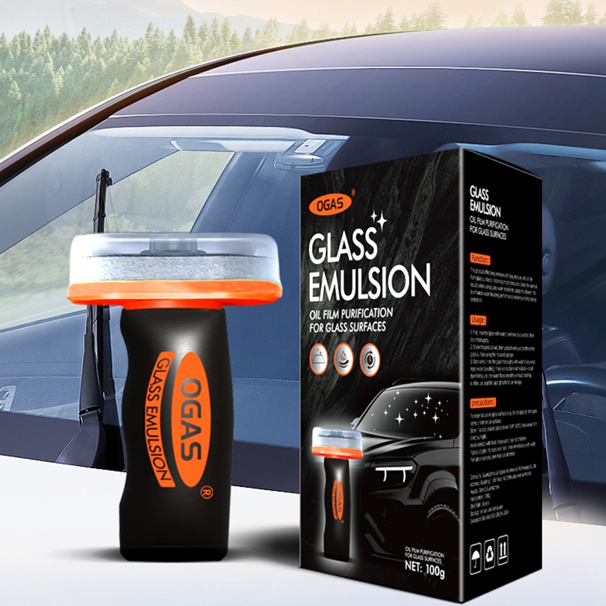 2025 New For Car Window Glass Automotive Oil Film Cleaner Car Windshield Cleaner