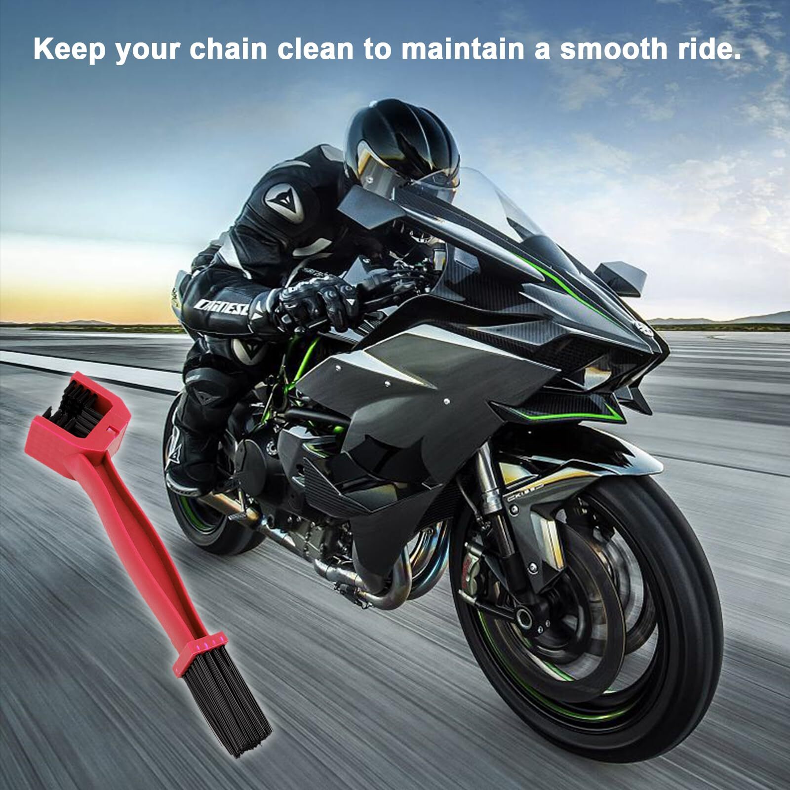 Ziciner 2 PCS Bike or Motorcycle Chain Washer Motorcycle Chain Gear Dirt Clean