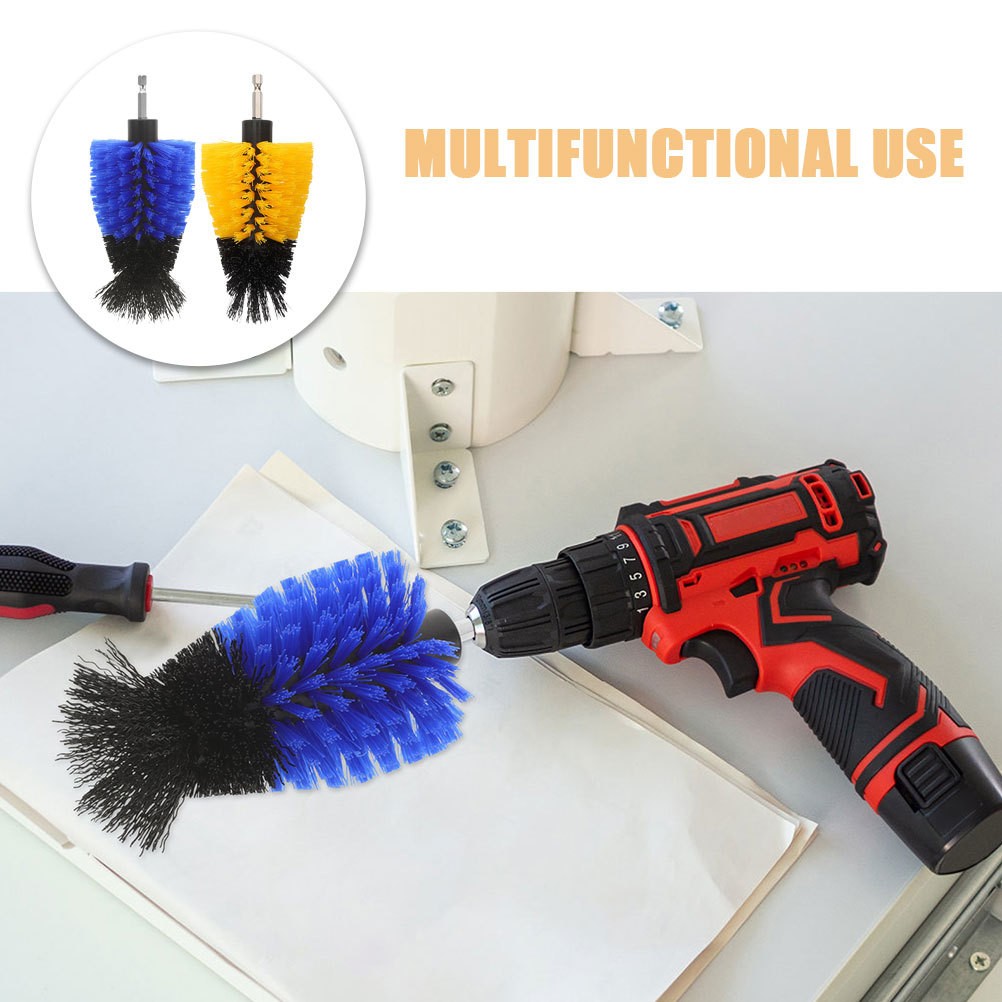 Drill Brush Heads for Electric Cleaning Tasks 2PCS Set