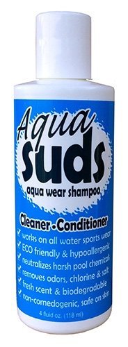 Jaws AQUA SUDS Aqua Wear Cleaner-Conditioner Scuba Shampoo Swimsuit Skin Safe 4z
