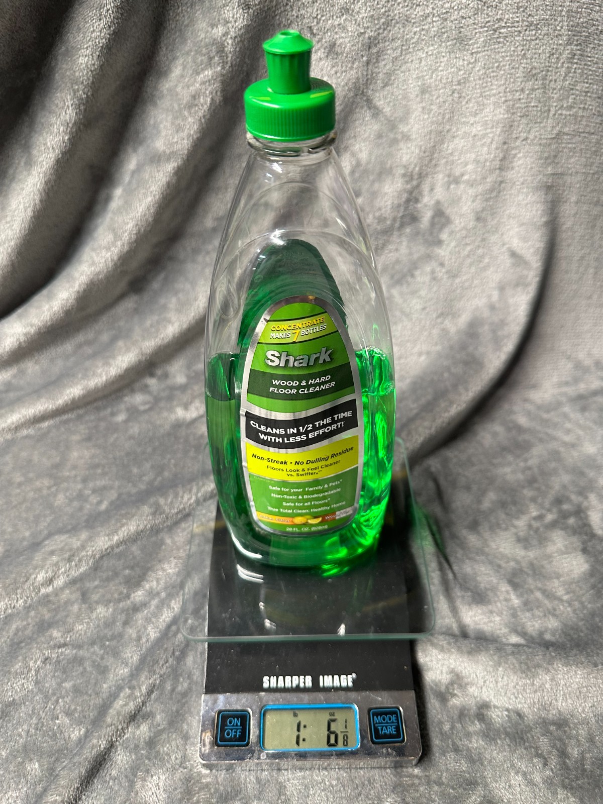 Shark Wood Hard Floor Cleaner Italian Citrus Duo Concentrate Partial Bottle