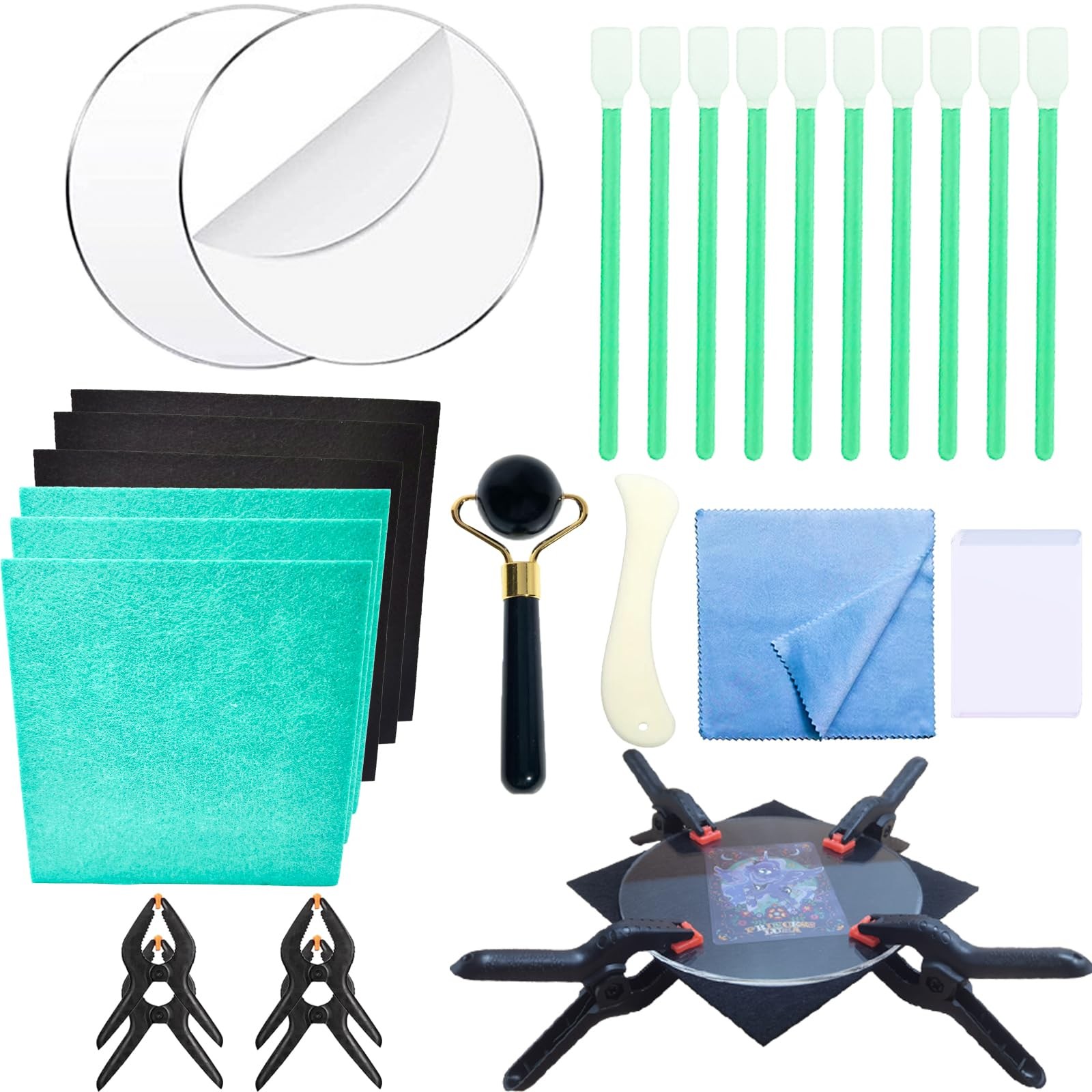 Trading Card Cleaning Repair Kit Care Sports Card Cleaning Accessory Pack 28 Pcs
