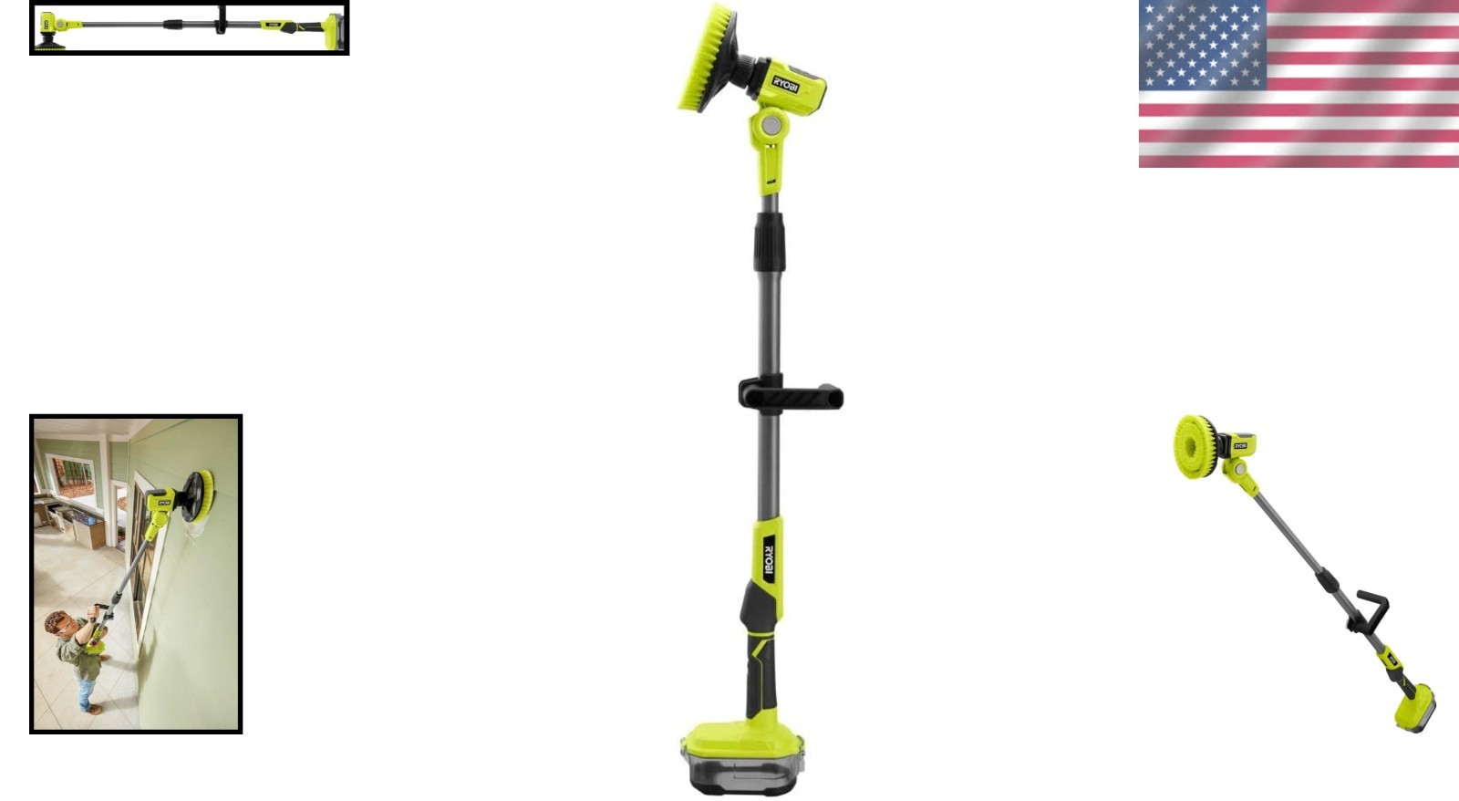 Lightweight 18V Cordless Power Scrubber – Perfect for Grout & Tile Cleaning